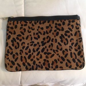 Banana Republic leopard clutch